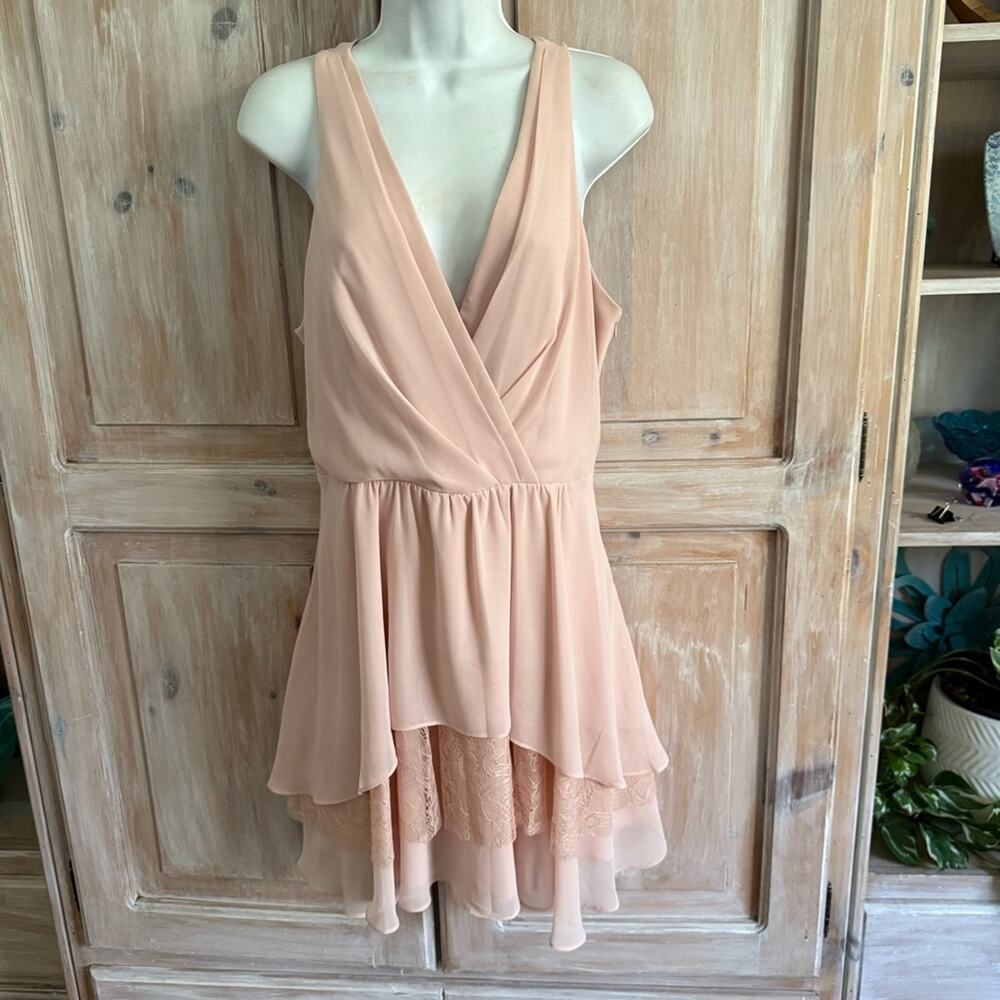 BCBGeneration Blush Pink Mini Dress NEW Women’s 10 - Picture 3 of 12